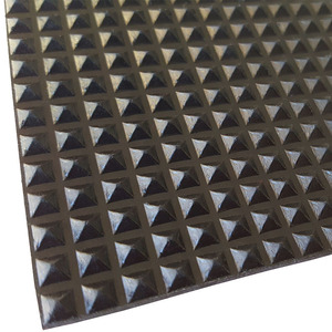 Alfombrilla de goma de vinilo con diseño de pirámide SBR barata para furgonetas, remolques de barcos - Product Image 2