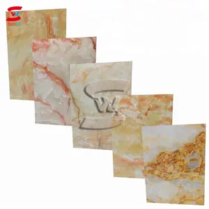 factory supply cheap pvc uv board marble /pvc plastic sheet for kitchen cabinet