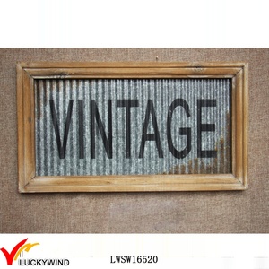 Su misura all'ingrosso "Vintage" fatto a mano rustico fattoria decorazione per la casa pannello di legno appeso segni di legno decorazione della parete - Product Image 2