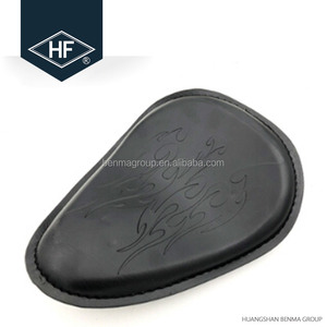 Buen Precio Bobber Sportster de helicóptero cráneo de cuero sintético <span class=keywords><strong>Solo</strong></span> de asiento de la motocicleta - Product Image 5