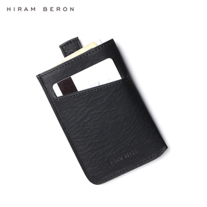 Hiram Beron-portatarjetas de cuero italiano, bloqueo RFID - Product Image 5