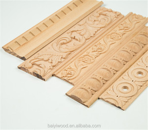 Moldura decorativa de madera para muebles tallados - Product Image 1