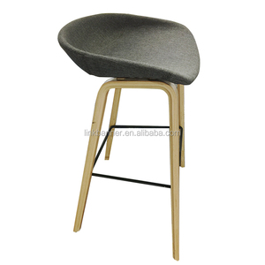 LK-515B asiento cojín de tela metal pintado reposapiés silla - Product Image 3