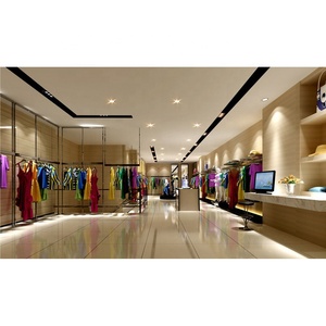 LUX Design-armario de exhibición de ropa para mujer, decoración de tienda de ropa personalizada profesional, para tiendas de cadena - Product Image 2