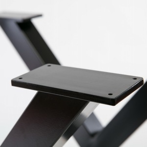 Gambe per Tavolo in Metallo Personalizzate, Forma a X, Produzione su Misura - Product Image 6