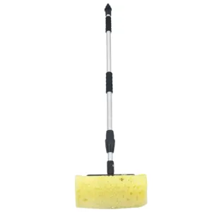 Telescopic Aluminum Handle Five Surface Water Flow Through Car Wash Brush