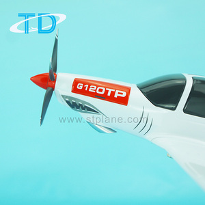 Modello <span class=keywords><strong>di</strong></span> aereo sportivo leggero G-120TP modello in scala <span class=keywords><strong>di</strong></span> resina aeroplano - Product Image 3
