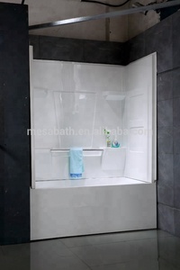 2018 Nuovo <span class=keywords><strong>vasca</strong></span> da bagno in acrilico <span class=keywords><strong>e</strong></span> parete surround combo con towel bar - Product Image 4