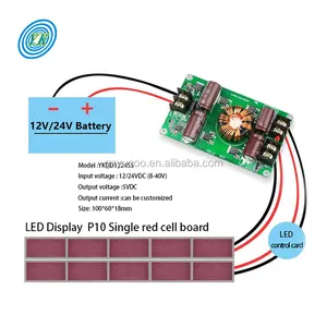 12 v/24 v שלב עד 5 v לוח חשוף dc ממיר עבור תצוגת מסך Led