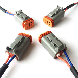 Wasserdichter elektrischer deutsch DT-Stecker DT06/DT04 <span class=keywords><strong>2</strong></span>/<span class=keywords><strong>3</strong></span>/4/6/8 Pin Motor/Getriebe für Auto, Bus, Motor, LKW-Kabelbaum - Product Image 3