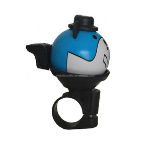 Bel colore blu nero/Base rossa Lucky Cat/ Kitty/Sheriff Cat Design Kids Ring campanello per bicicletta - Product Image 3