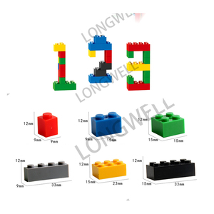 Juego de bloques de construcción de plástico para niños, juguete de ladrillos para armar, serie clásica, con todas las marcas, 250 piezas - Product Image 5