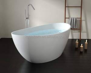 K-B1016 venta caliente moderno diseño oval <span class=keywords><strong>de</strong></span> piedra <span class=keywords><strong>de</strong></span> resina <span class=keywords><strong>de</strong></span> tinas <span class=keywords><strong>de</strong></span> baño para el baño - Product Image 2