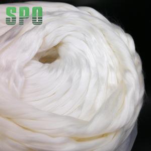 Fibra de Seda Sin Teñir en Oferta, Tops de Seda de Capullo de Gusano de Seda para Mezclar con Fibra Merino, Precio de Fábrica - Product Image 3