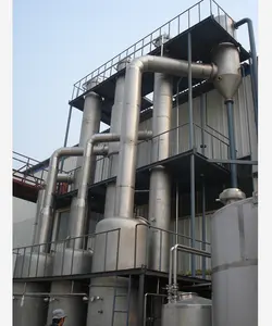 Price of industrial evaporator,3 effect evaporator,multi-effect falling film evaporator 008618221812723