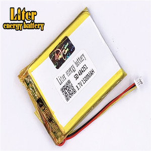 Plugue 1.0-3 P <strong>3.</strong>7 484251 mAh 1500 V Recarreg&aacute;vel LiPo battery solar Lithium Battery Li-ion polymer with PCM - Product Image 3
