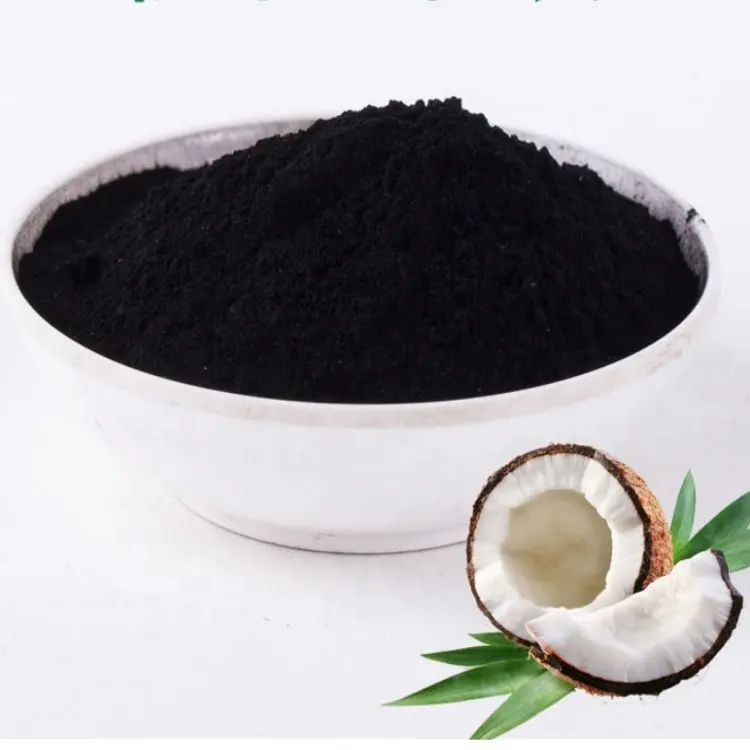 Пищевой порошок из скорлупы кокоса, органическая косметика, порошок активированного угля для лица