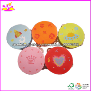 2013 venta caliente Pandereta de madera para los niños en precio de fábrica - Product Image 1