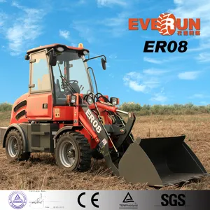 Everun Brand ER08 hydrostatik 0.8 Tonne mini farm Traktor Maschine Radlader/Hoflader mit CE/Euro 3