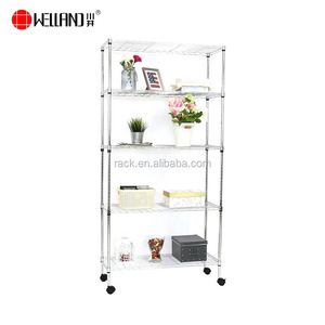 Durable hauteur réglable 5 Niveau <span class=keywords><strong>étagère</strong></span> en acier de rayonnages de rangement en métal usine - Product Image 1