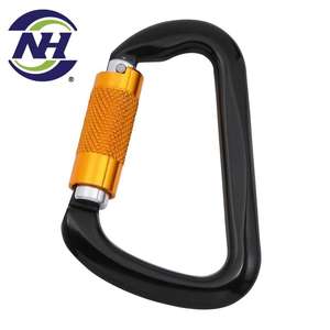 Mosquetón de aluminio anodizado con gancho Diseño de bloqueo colorido para aplicaciones de minería e industria pesada - Product Image 1