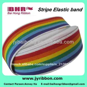 high doux rainbow tissageiso2000 bande élastique pour le vêtement robe