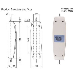 Medidor de Força Mecânico de Precisão NK-500N com Mostrador de Liga para Medição - Product Image 4