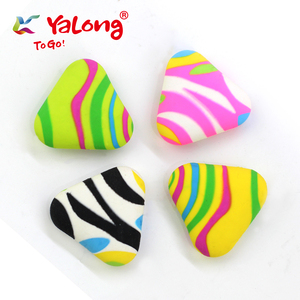 <span class=keywords><strong>Gomme</strong></span> à effacer <span class=keywords><strong>pour</strong></span> enfants, arc-en-ciel coloré, design original Yalong, matériau TPR, forme triangulaire - Product Image 2