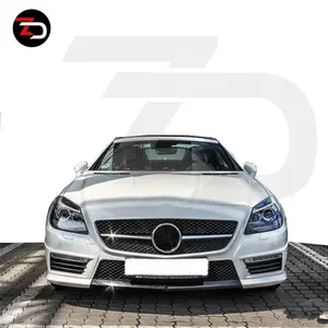 도매 가격 2011-2015 전체 SLK 클래스 R172 바디 키트 PP 플라스틱 앞 범퍼 후면 범퍼 SLK63 스타일