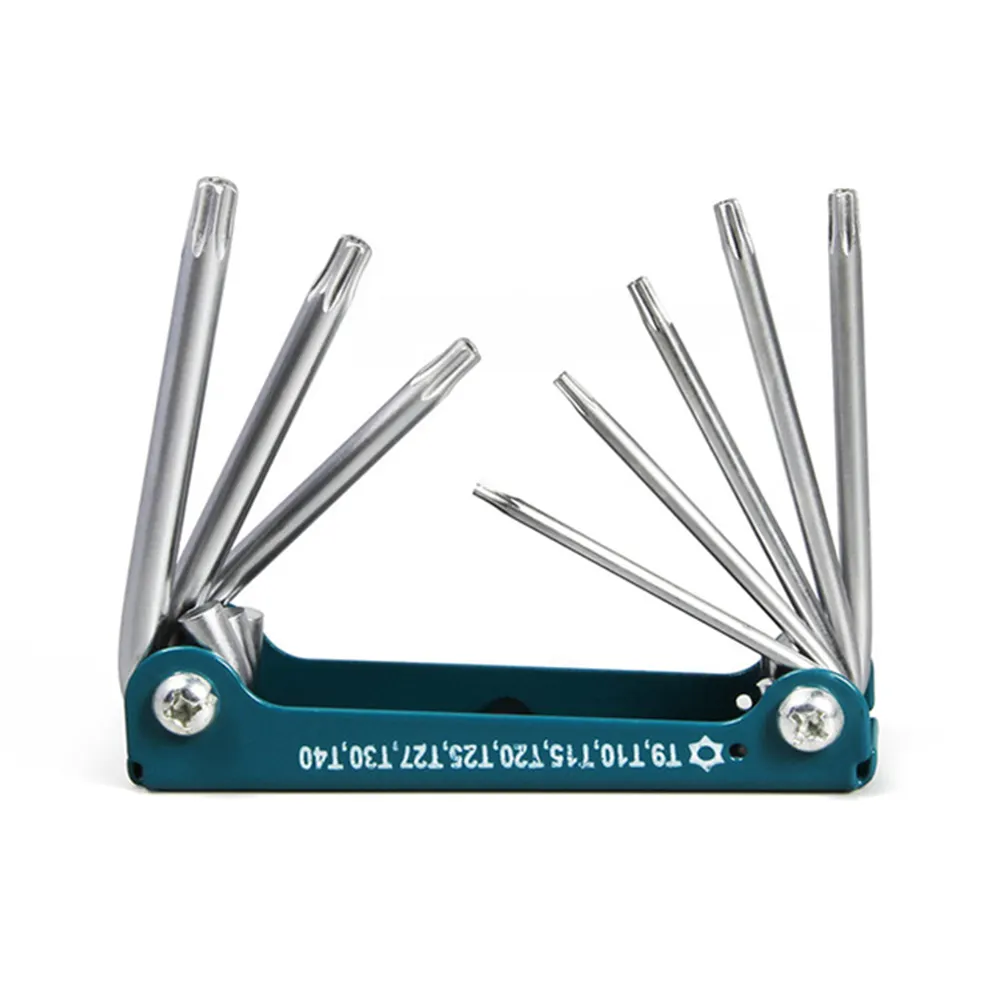 8 In 1 Wrench Set Folding Hex Key Wrench Set Professional Star Hex Keys screwdriver Wrench