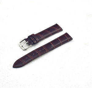 <span class=keywords><strong>Cinturino</strong></span> <span class=keywords><strong>orologio</strong></span> alligatore di alta moda in <span class=keywords><strong>pelle</strong></span> di qualità marrone nero 18/20/22mm Charm prezzo a buon mercato - Product Image 2