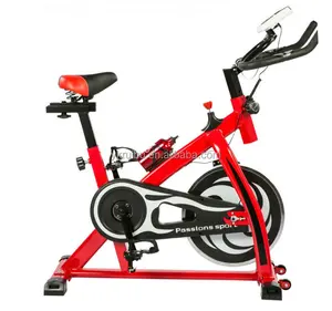 spin bike uso doméstico ejercicio paso a paso aeróbico bicicleta de entrenamiento con acero sólido y duty volante