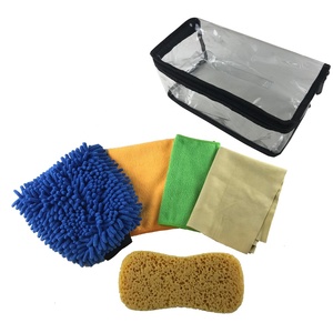 Prix usine outil de soin Kit de nettoyage de voiture gant nettoyant éponge brosse serviette sac lavage Auto Clean Mitt - Product Image 5
