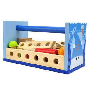 Bambini di legno combinazione dado elefante toolbox strumenti dado per assemblare la combinazione di puzzle giocattolo di montaggio - Product Image 2
