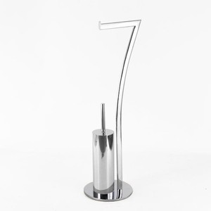 Nouveau modèle de porte-rouleau de papier toilette chromé à la mode - Product Image 6