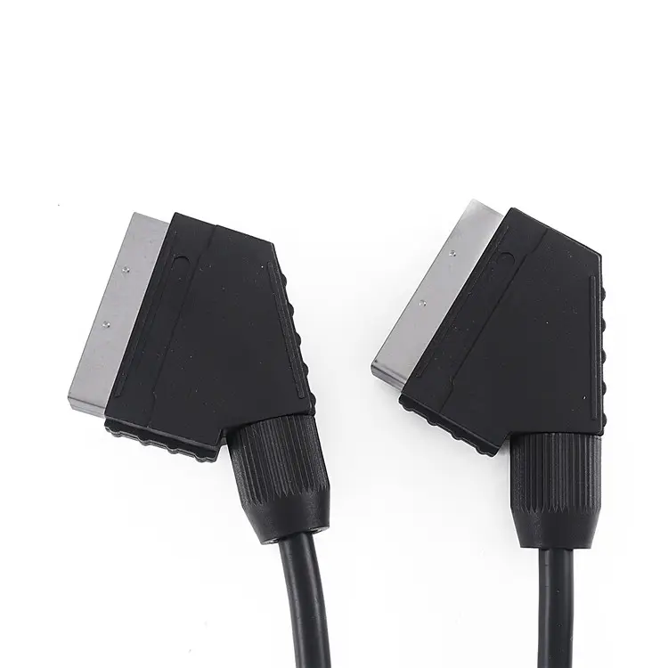 Hoge kwaliteit 21-pins scart naar coax adapter kabel