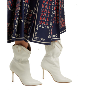 Bottines élégantes et stylées à bout pointu <span class=keywords><strong>pour</strong></span> femmes, taille grande, talons hauts, talons hauts, bottines courtes blanches <span class=keywords><strong>pour</strong></span> femmes, chaussures <span class=keywords><strong>pour</strong></span> femmes, bottines mi-<span class=keywords><strong>mollet</strong></span> - Product Image 5