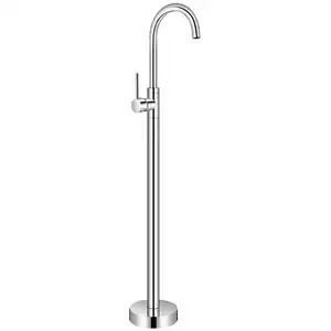 Kaiping supplier brass floor free stand faucet bath shower mixer Bathtub faucet