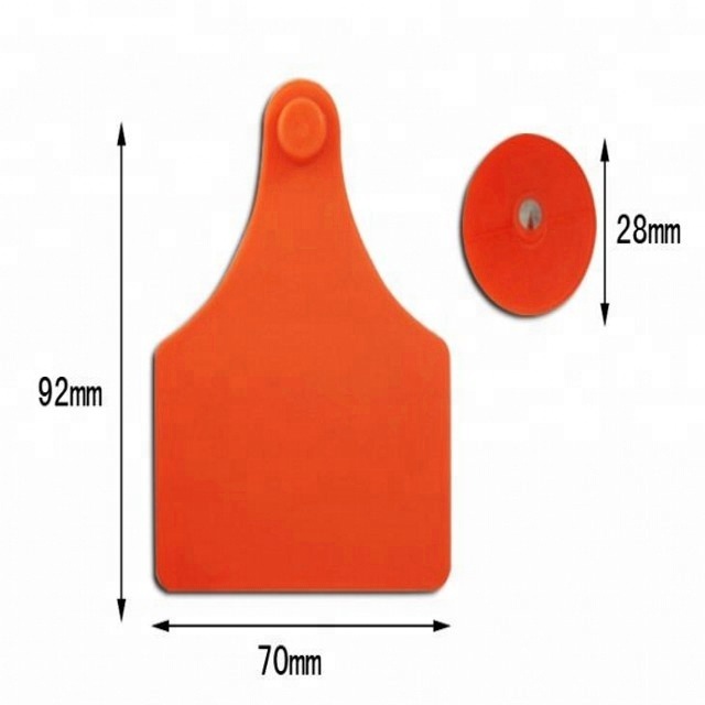 Ушная бирка для животных 99*75 мм, Ушная бирка для крупного рогатого скота