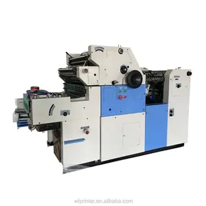 China machine HT47IINP simple offset printing machine price with numbering and perforating one color