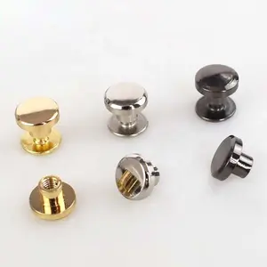 BD395 10mm Alloy Screw Button DIY Sewing Accessories Clothing Bag Studs