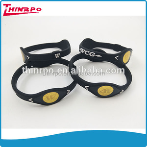 OEM سيليكون الطاقة سوار التوازن أيون المغناطيسي معصمه سيليكون الطاقة معصمه - Product Image 4