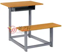 طلاب خشبية طاولة أثاث مقاعد البدلاء قابل مكتب مذاكرة كرسي شعبية مكتب طالب وكرسي مقعد
