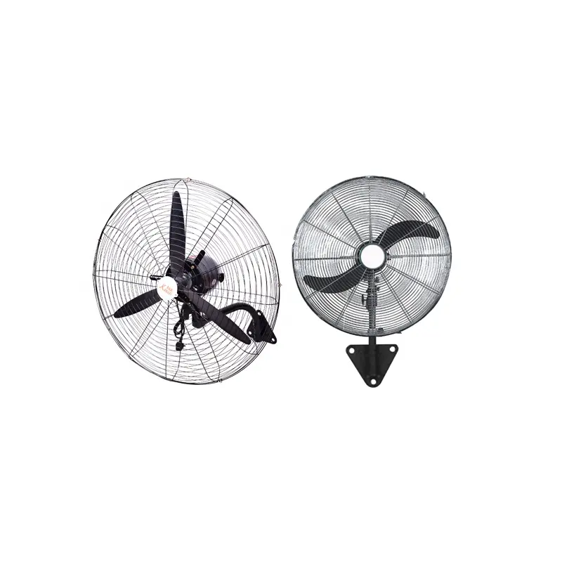 20 26 30 Inch Kdk DC 110v Electric Price warehouse factory Cheap Copper Motor Mount Industrial osculating Wall Fan With CE CB