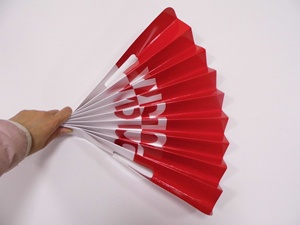 Bannière pliante personnalisée pour supporter de football, pour la promotion et le claquement des mains en papier - Product Image 3