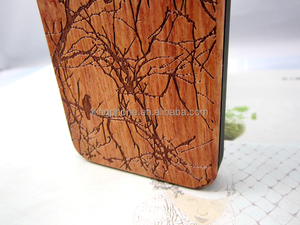 Exquis <span class=keywords><strong>sapelli</strong></span> ultrathin PC et étui en <span class=keywords><strong>bois</strong></span> ( peinture en caoutchouc ) pour iphone5, Sculpture cas de téléphone - Product Image 3