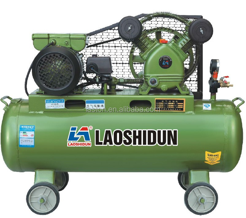 Портативный ременный 70/100/150L 2 hp воздушный компрессор V-0.17/8
