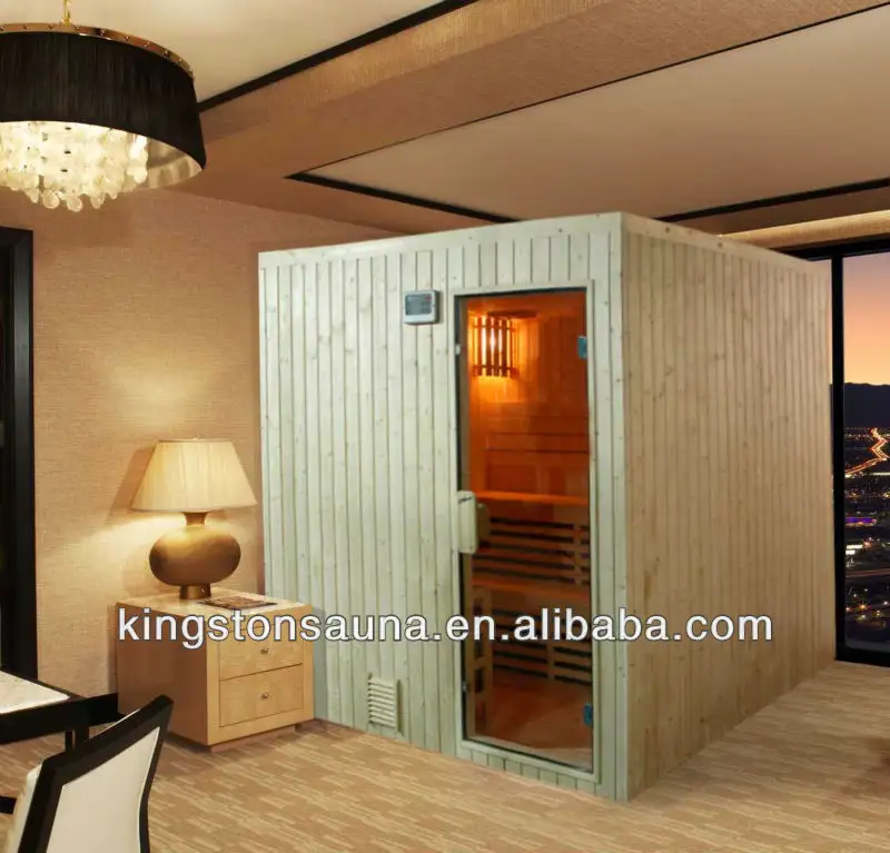 Cabine de Sauna vapeur sèche, populaire en hôtel ou maison, avec porte en verre, livraison gratuite
