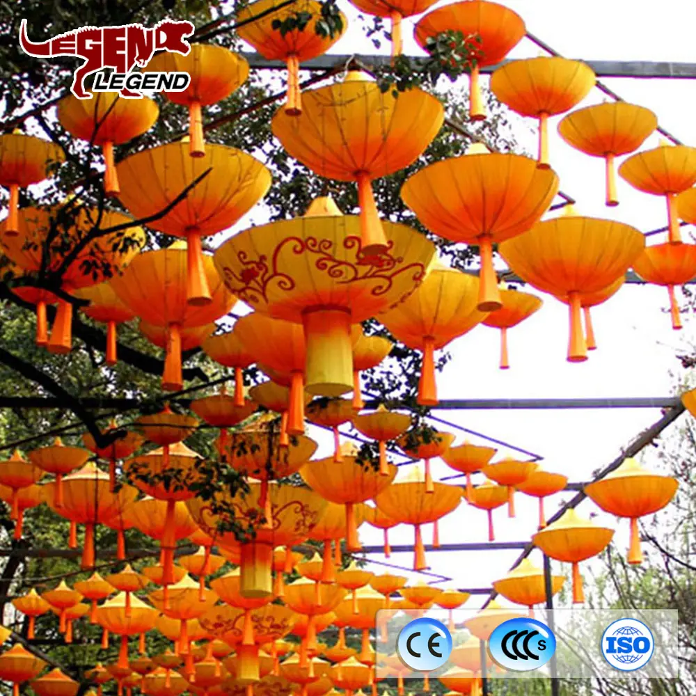 Chinesischen garten elektrische hängen mini laterne dekorative