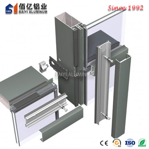 Profilo in Alluminio Innovativo per Pareti Vetrate a Tenda - Product Image 2
